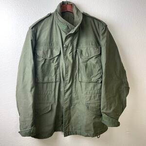 Vintage US Army Mens Field Coat Sz S Jacket Military Issue Outdoor Grunge Indie